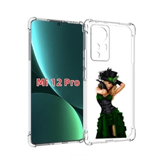 Чехол MyPads девушка-в-модном-длинном-платье женский для Xiaomi 12S Pro