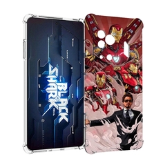 Чехол MyPads Тони-Старк-и-костюмы для Xiaomi Black Shark 5 Pro