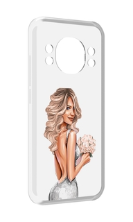 Чехол MyPads Роскошное-платье женский для Doogee S98 / S98 Pro