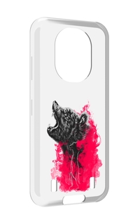 Чехол MyPads медведь в дымке для Oukitel WP16
