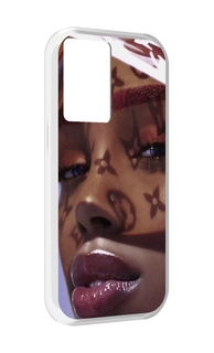 Чехол MyPads лицо девушки тень женский для OnePlus Nord N20 SE