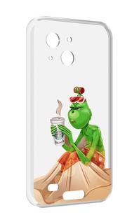 Чехол MyPads Гринч-в-платье для Oukitel WP20 / WP20 Pro
