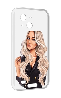 Чехол MyPads Платье-пиджак женский для Oukitel WP20 / WP20 Pro
