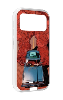 Чехол MyPads машина мчится с дымком для Oukitel F150 H2022