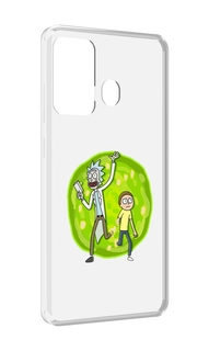 Чехол MyPads рик-и-морти-в-кружке для ITEL A27 / ITEL P17
