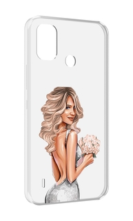 Чехол MyPads Роскошное-платье женский для Itel A48