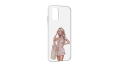 Чехол MyPads Девушка-в-мини-платье женский для Nokia G21