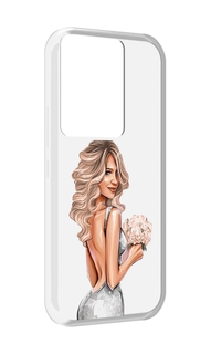 Чехол MyPads Роскошное-платье женский для Itel Vision 3 Plus / Itel P38 Pro