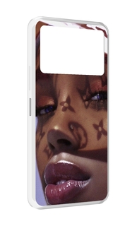 Чехол MyPads лицо девушки тень женский для Infinix NOTE 12 VIP (X672)