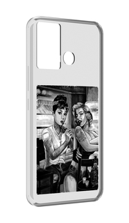 Чехол MyPads тату мастер для Infinix Hot 12 Play