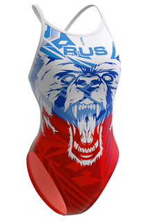 Юниорский купальник спортивный антихлор Flash Junior PBT F2 Mad Wave