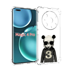 Чехол MyPads Панда-в-костюме для Honor Magic4 Pro