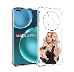 Чехол MyPads Платье-пиджак женский для Honor Magic4 Pro