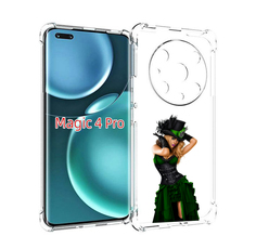 Чехол MyPads девушка-в-модном-длинном-платье женский для Honor Magic4 Pro