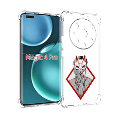 Чехол MyPads девушка в маске япония для Honor Magic4 Pro