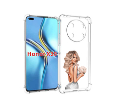 Чехол MyPads Роскошное-платье женский для Honor X30 / Magic4 Lite 5G