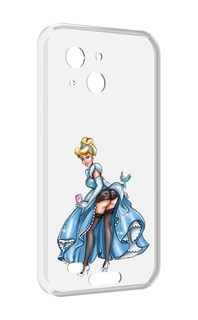 Чехол MyPads девушка-в-платье-красивая женский для Oukitel WP20 / WP20 Pro