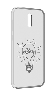 Чехол MyPads лампочка-с-идеей для Alcatel 3L (2019)