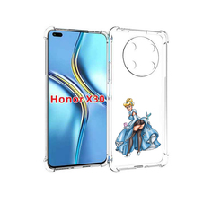 Чехол MyPads девушка-в-платье-красивая женский для Honor X30 / Magic4 Lite 5G