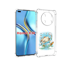 Чехол MyPads Счастливый чемодан для Honor X30 / Magic4 Lite 5G