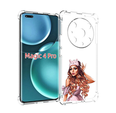 Чехол MyPads девушка-с-маской-для-сна женский для Honor Magic4 Pro