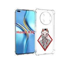 Чехол MyPads девушка в маске япония для Honor X30 / Magic4 Lite 5G