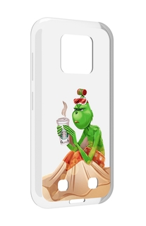 Чехол MyPads Гринч-в-платье для Oukitel WP18