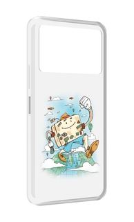 Чехол MyPads Счастливый чемодан для Infinix NOTE 12 VIP (X672)