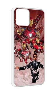 Чехол MyPads Тони-Старк-и-костюмы для Blackview A95