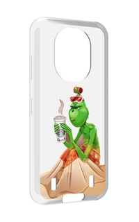 Чехол MyPads Гринч-в-платье для Oukitel WP16