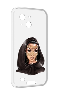 Чехол MyPads девушка-в-золотой-маске для Oukitel WP20 / WP20 Pro