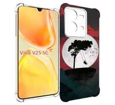 Чехол MyPads качели-над-пропастью для Vivo V25 5G / V25e
