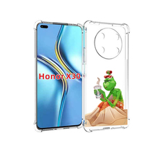 Чехол MyPads Гринч-в-платье для Honor X30 / Magic4 Lite 5G
