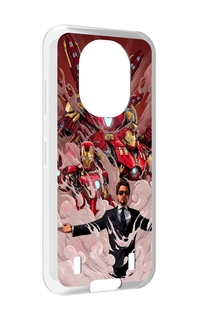 Чехол MyPads Тони-Старк-и-костюмы для Oukitel WP16