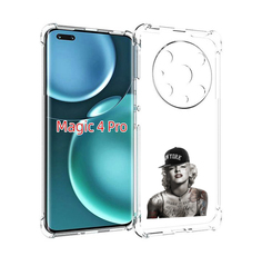 Чехол MyPads Мерлин Монро с тату женский для Honor Magic4 Pro