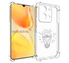 Чехол MyPads лампочка-с-идеей для Vivo V25 5G / V25e