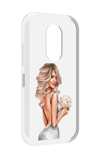 Чехол MyPads Роскошное-платье женский для Doogee S61 / S61 Pro