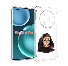 Чехол MyPads девушка-в-золотой-маске для Honor Magic4 Pro