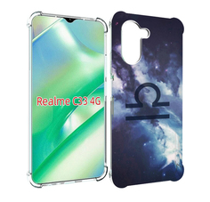 Чехол MyPads знак зодиака весы 5 для Realme C33 4G
