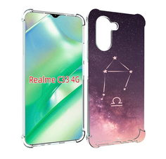 Чехол MyPads знак зодиака весы 4 для Realme C33 4G