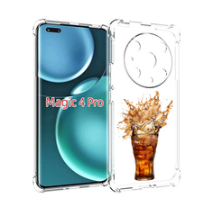 Чехол MyPads Кола-в-стакане для Honor Magic4 Pro