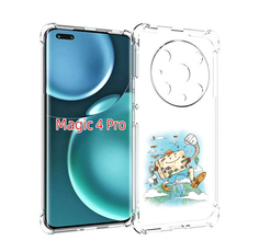 Чехол MyPads Счастливый чемодан для Honor Magic4 Pro