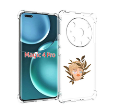 Чехол MyPads лицо-с-патчами для Honor Magic4 Pro