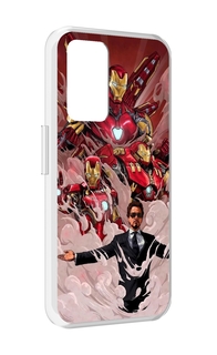 Чехол MyPads Тони-Старк-и-костюмы для Realme GT Neo3T