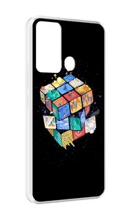 Чехол MyPads Кубик-Рубика для Infinix Hot 12i