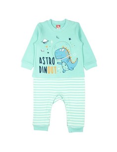 Комбинезон детский Cherubino CWB 9864, бирюзовый, 74