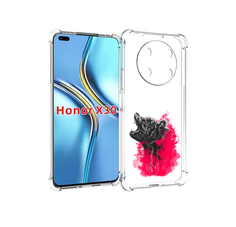 Чехол MyPads медведь в дымке для Honor X30 / Magic4 Lite 5G