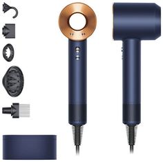 Фен Dyson HD07 1380 Вт золотистый, синий