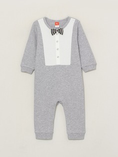 Комбинезон детский Cherubino CWNB 90074-11, светло-серый, 68