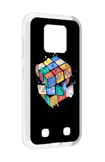 Чехол MyPads Кубик-Рубика для Oukitel WP18
